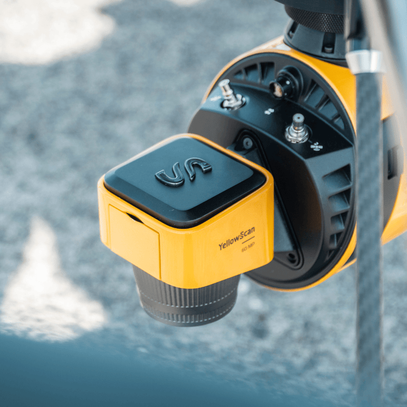 YellowScan® Surveyor Ultra 3 y módulo de cámara única de 61 MP