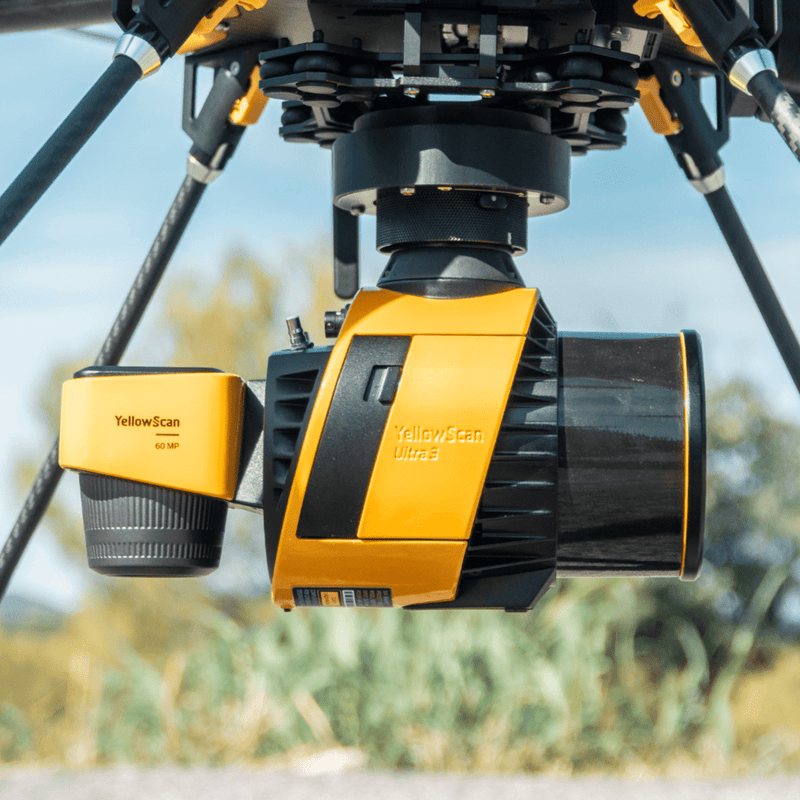 YellowScan® Surveyor Ultra 3 y módulo de cámara única de 61 MP