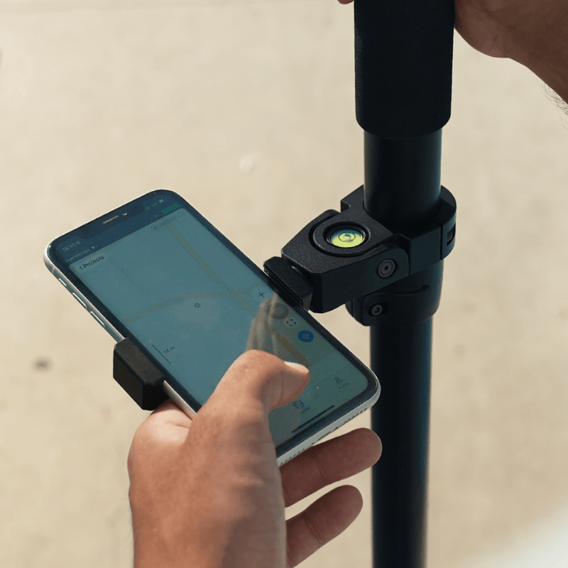 Emlid Survey Pole with Smartphone Mount