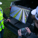 Mobile Pixels Pixcase with 27" Portable Monitor