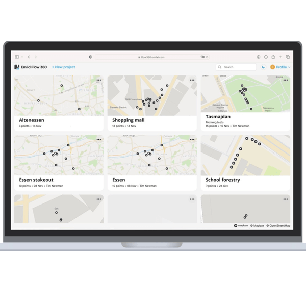 Emlid Reach Flow and Flow 360 Mobile App EMLID - FLOW Volatus Drones#