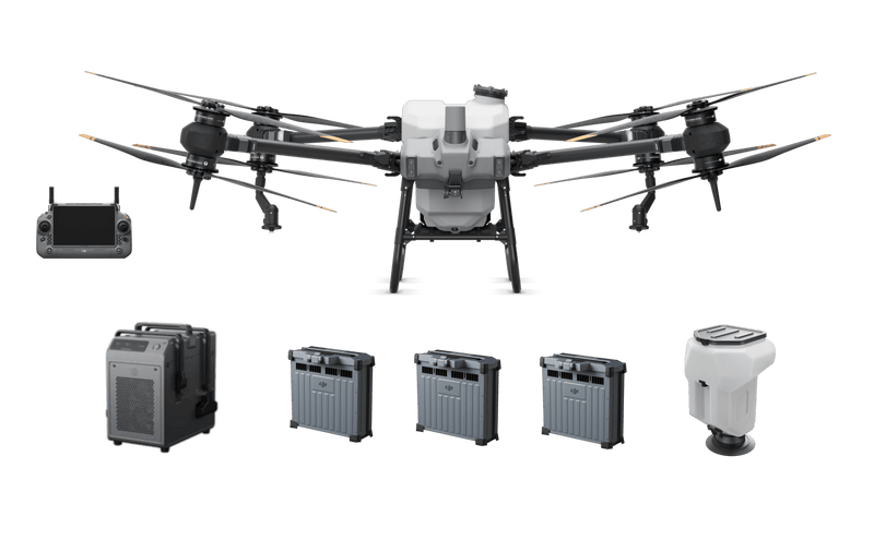 DJI Agras T40 Drone Ready to Fly Spray & Spread Bundle