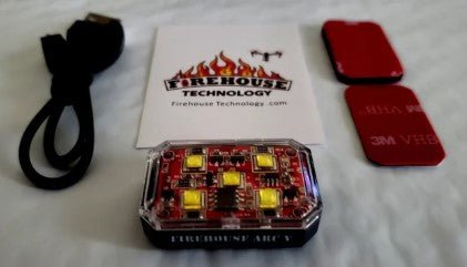 Firehouse Technology ARC "V" Drone Strobe Anti-Collision Light, 1000 Lumens Red/White